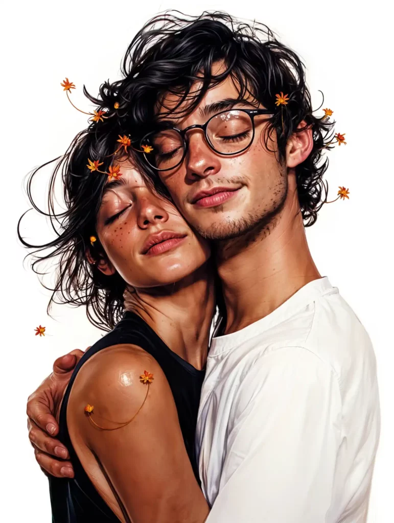 Un couple en harmonie, symbolisant les bienfaits du complement alimentaire naturel safran omega formulé par the main ingredient company sur la fonction sexuelle, la vasodilatation et l'amélioration du bien-être intime chez les hommes et les femmes.