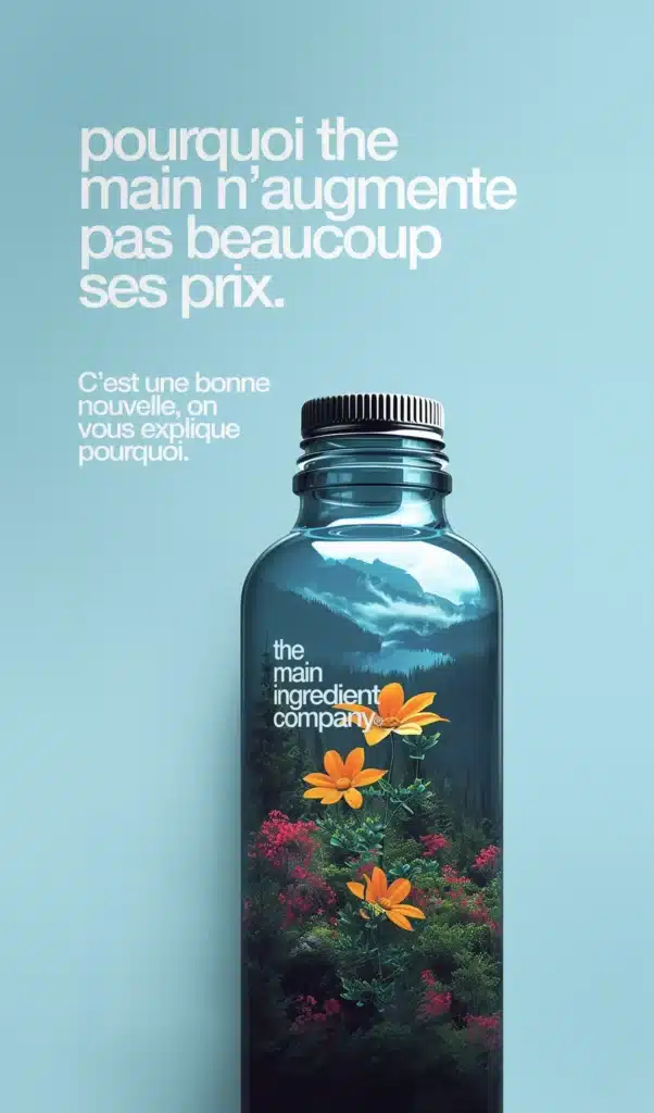 Stratégie de prix stable de The Main Ingredient Company expliquée, engagement envers l'accessibilité et la qualité.