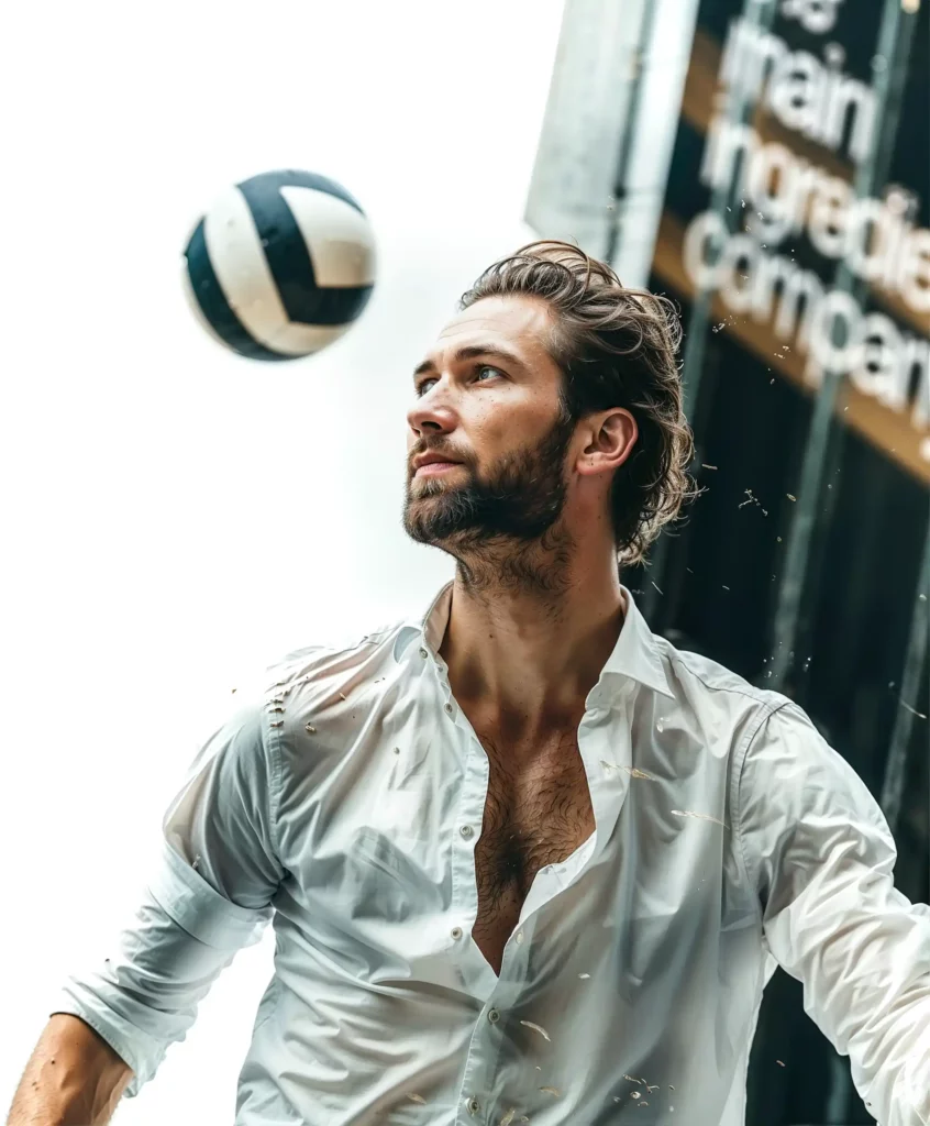 Kevin Tillie, joueur de volley-ball, ambassadeur de the main ingredient company aux Jeux Olympiques de Paris 2024. Doublé médaillée dor et partenaire de the main depuis 2019