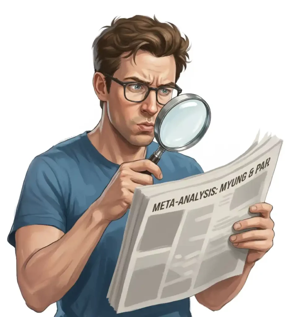 Illustration de Nicolas Verhoeven (Physionic) analysant les données sur le collagène : l'approche balistique pour déterminer l'efficacité réelle au-delà des biais statistiques.